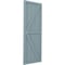 Ekena Millwork Americraft 5-Board Wood 2 Equal Panel Frmd Board-n-Batten Shutters w/Dbl Z-Bar, ARW102BF518X77SBH, PR ARW102BF518X77SBH - alternate 6